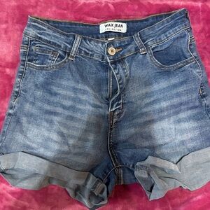 Wax Jean Women's Classic Blue Jean Shorts